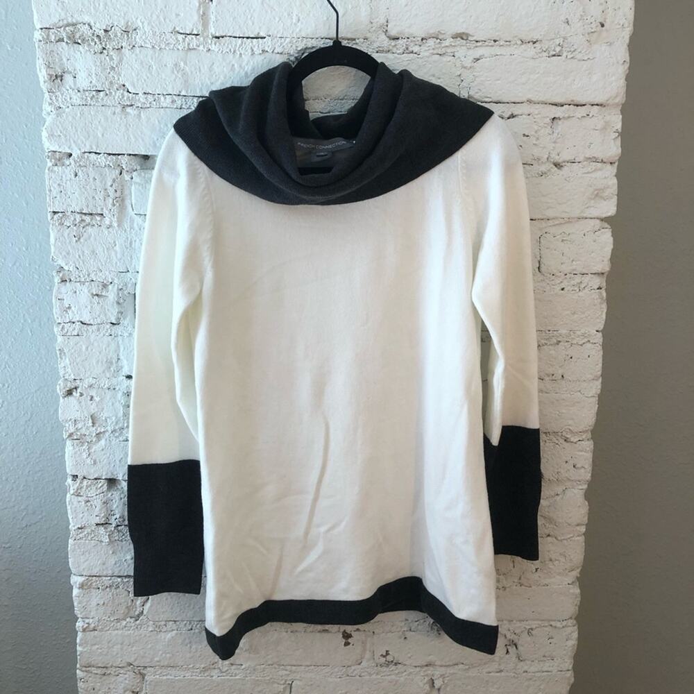 French Connection Cowl Neck Long Sleeve Sweater